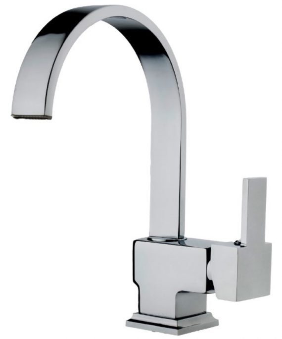 Yapıhaus kare yandan kollu kuğu lavabo bataryası